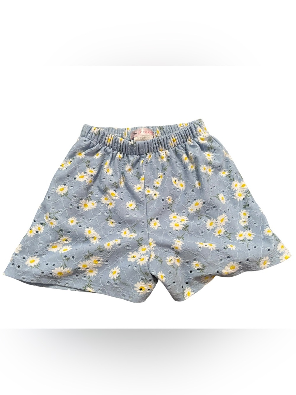 Love to Be Loved Girls Daisy Eyelet Shorts Blue Size 7/8